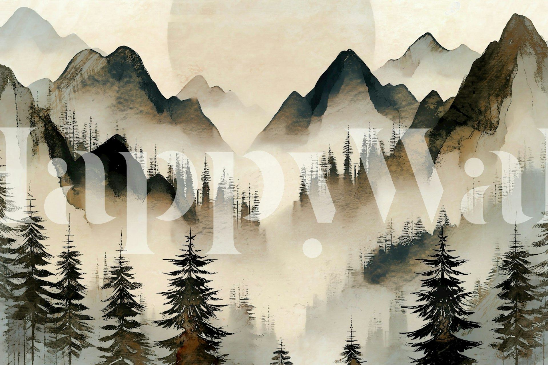 Misty Mountain Haven i et stilfuldt rum