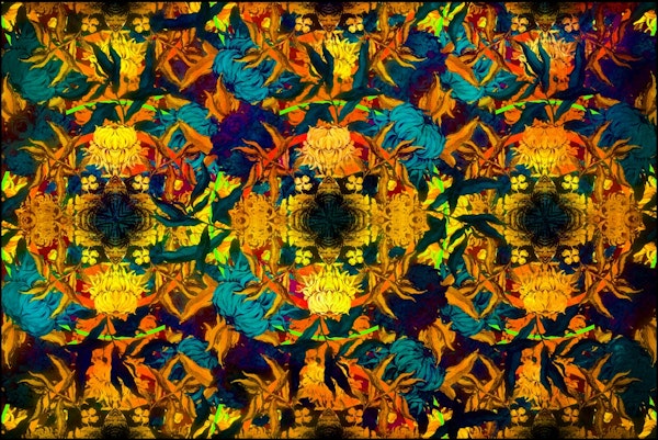 Enchanted Floral Canvas