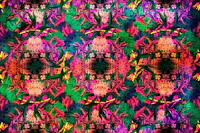 Psychedelic Garden Bliss carta da parati