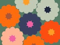 Vibrant Bloom Art wallpaper