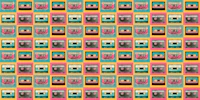 Retro Cassette Tape Mix wallpaper
