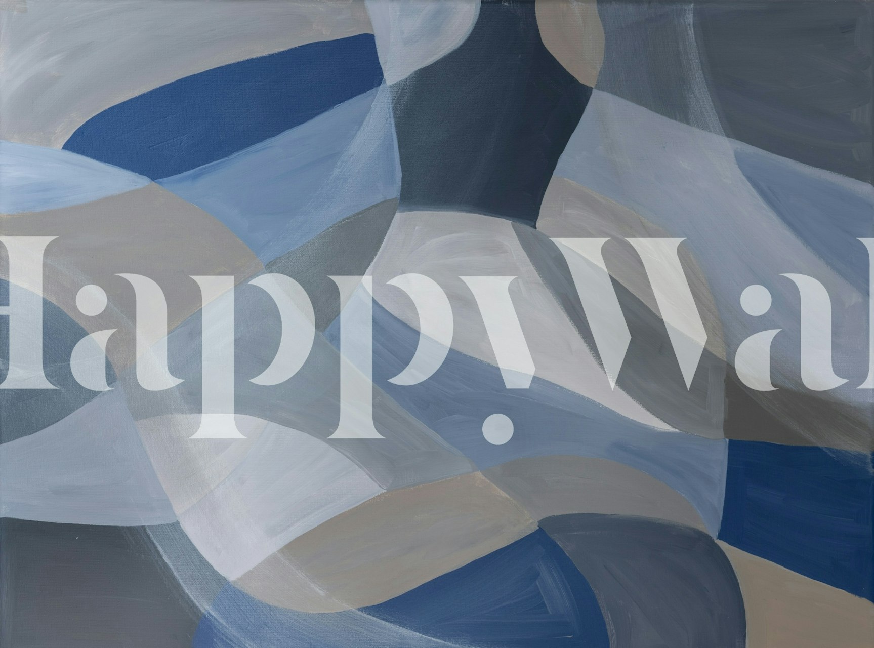 Ταπετσαρία Pastel Shapes 2 σε ένα δωμάτιο