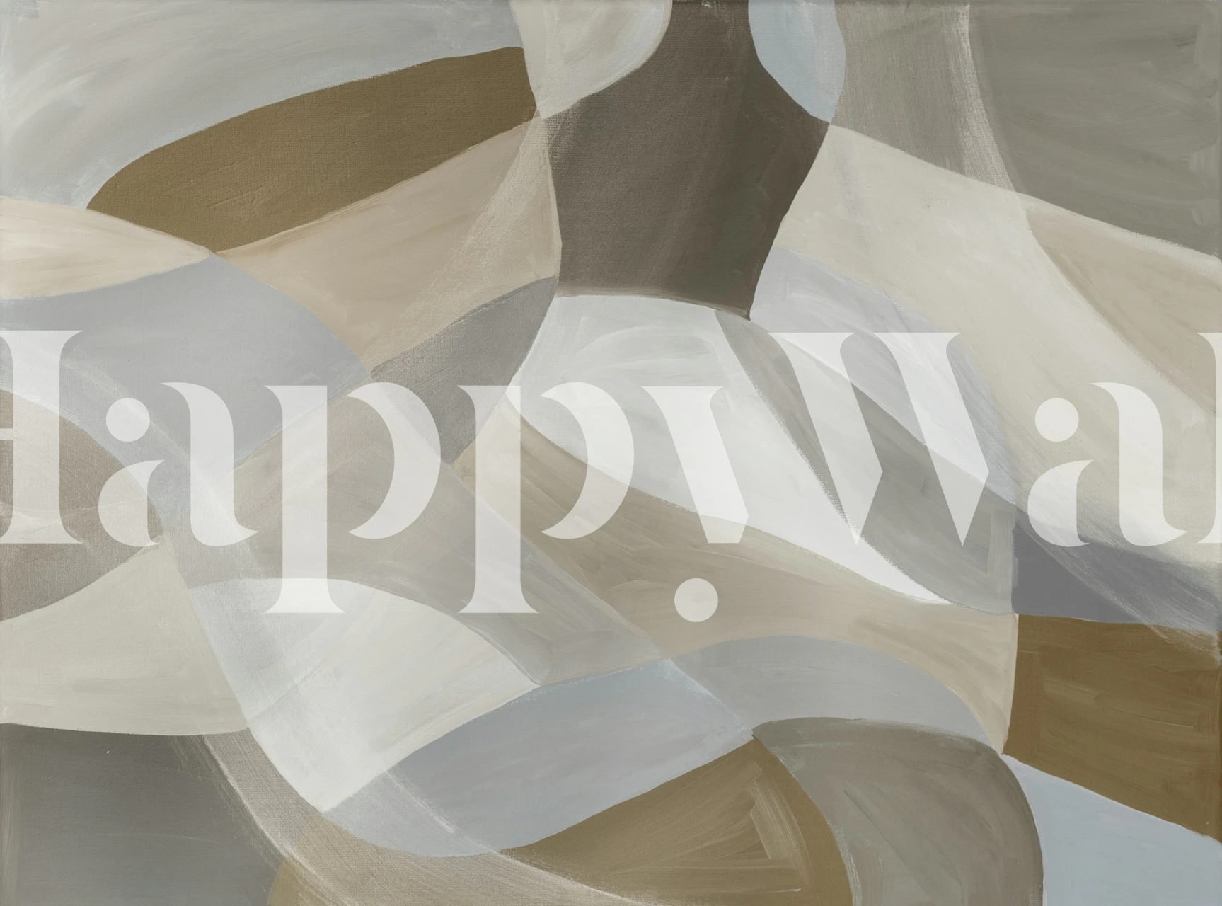 Pastel Shapes 2Y Tapete in einem stilvollen Raum