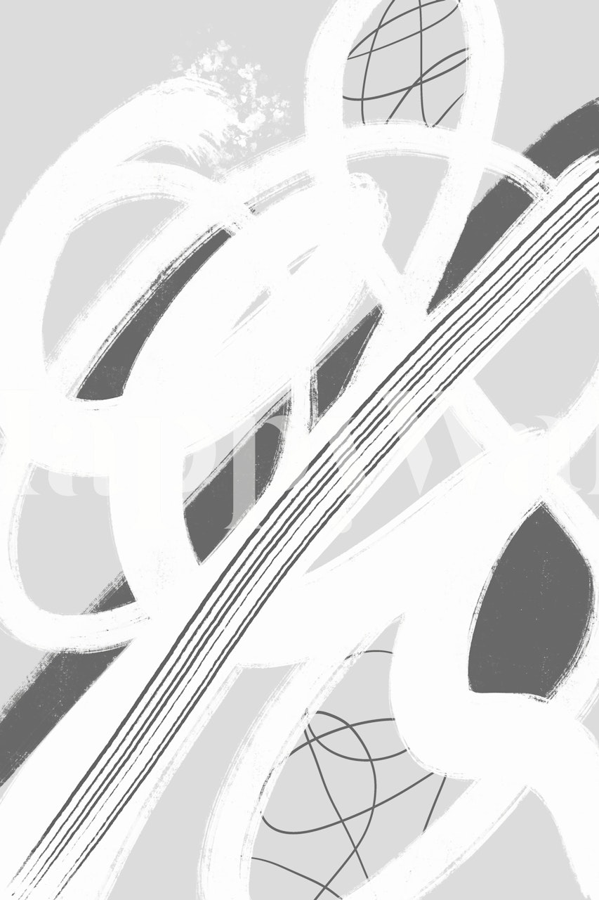 Abstract Painting No. 11 papel pintado en una habitación