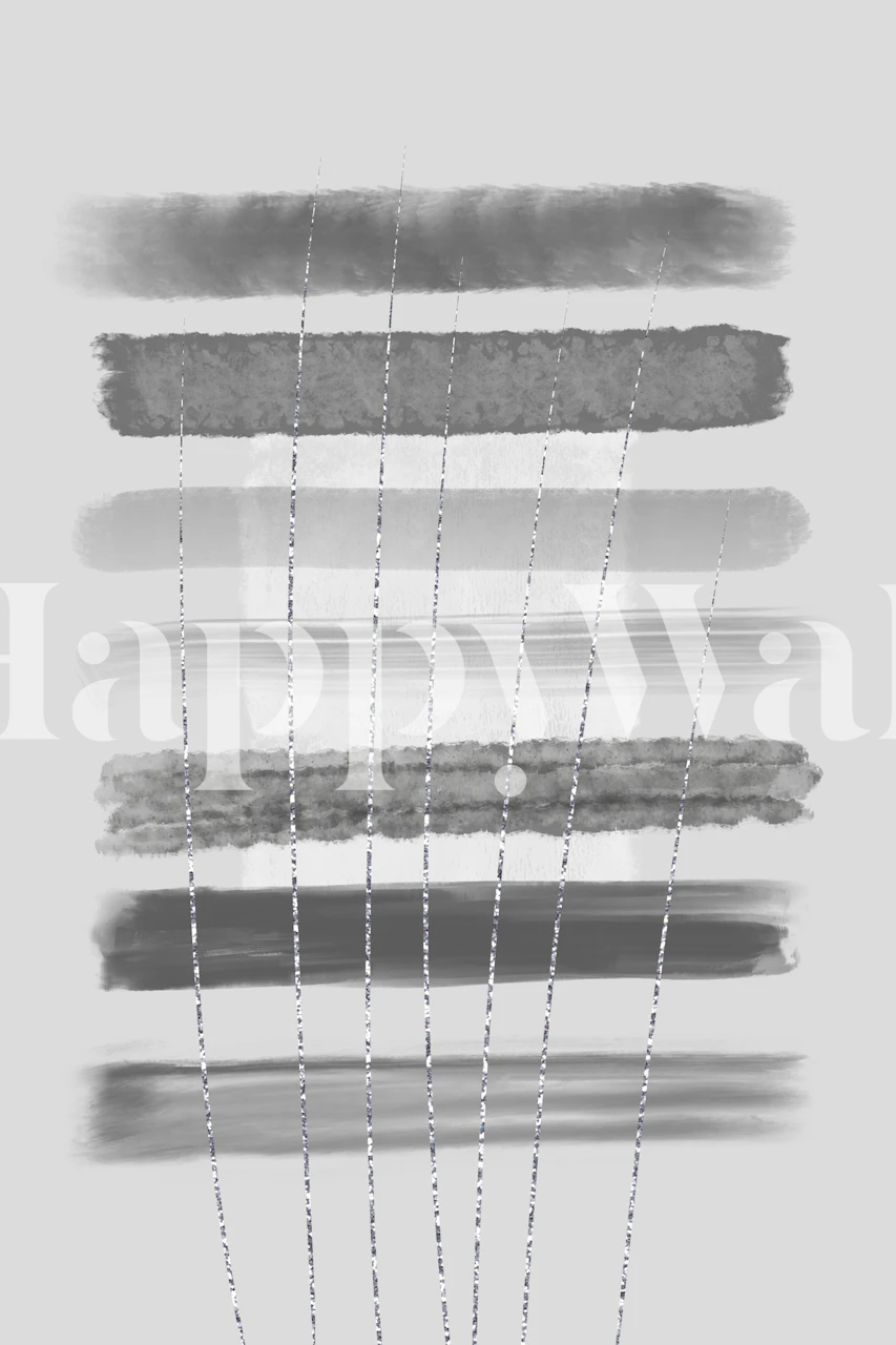 Abstract Painting No. 13 - Clarity wallpaper in a room