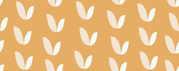 Minimal Heart Shape yellow