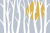 Golden Orb Woods carta da parati