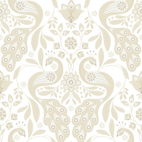 Majestic Peacocks, Large