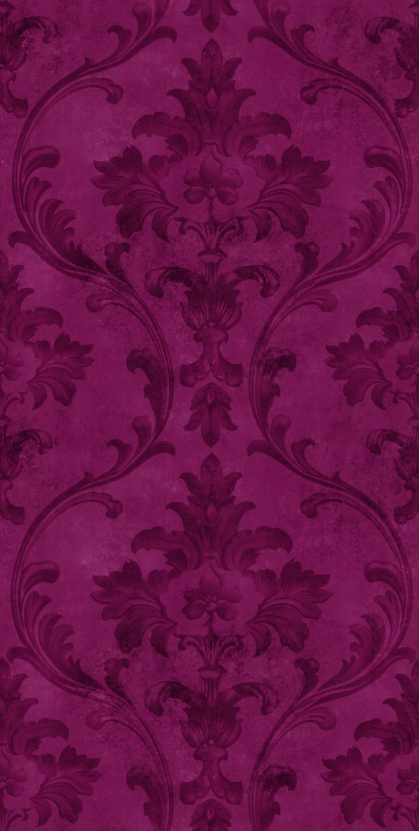 Faded Elegance Regency Damask Fuchsia