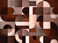 Modern Art Deco Blend tapete