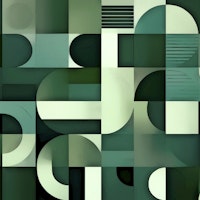 Modern Art Deco Vibes tapete