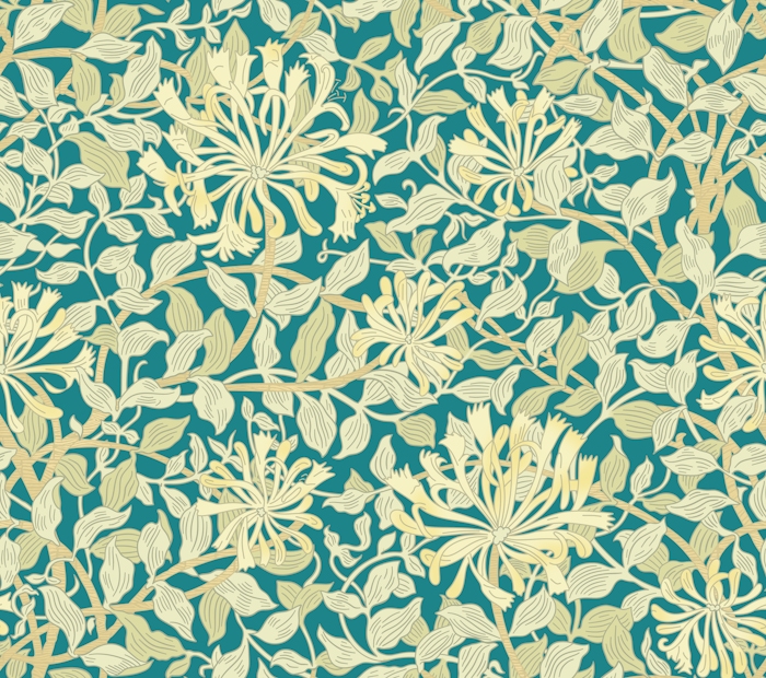 Victorian Honeysuckle Pattern 14 - Happywall