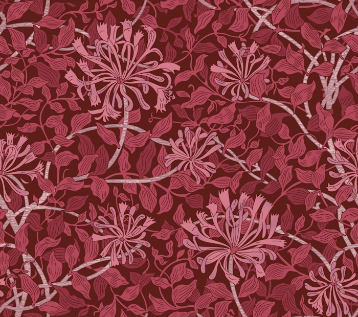 Victorian Honeysuckle pattern 23 - Happywall