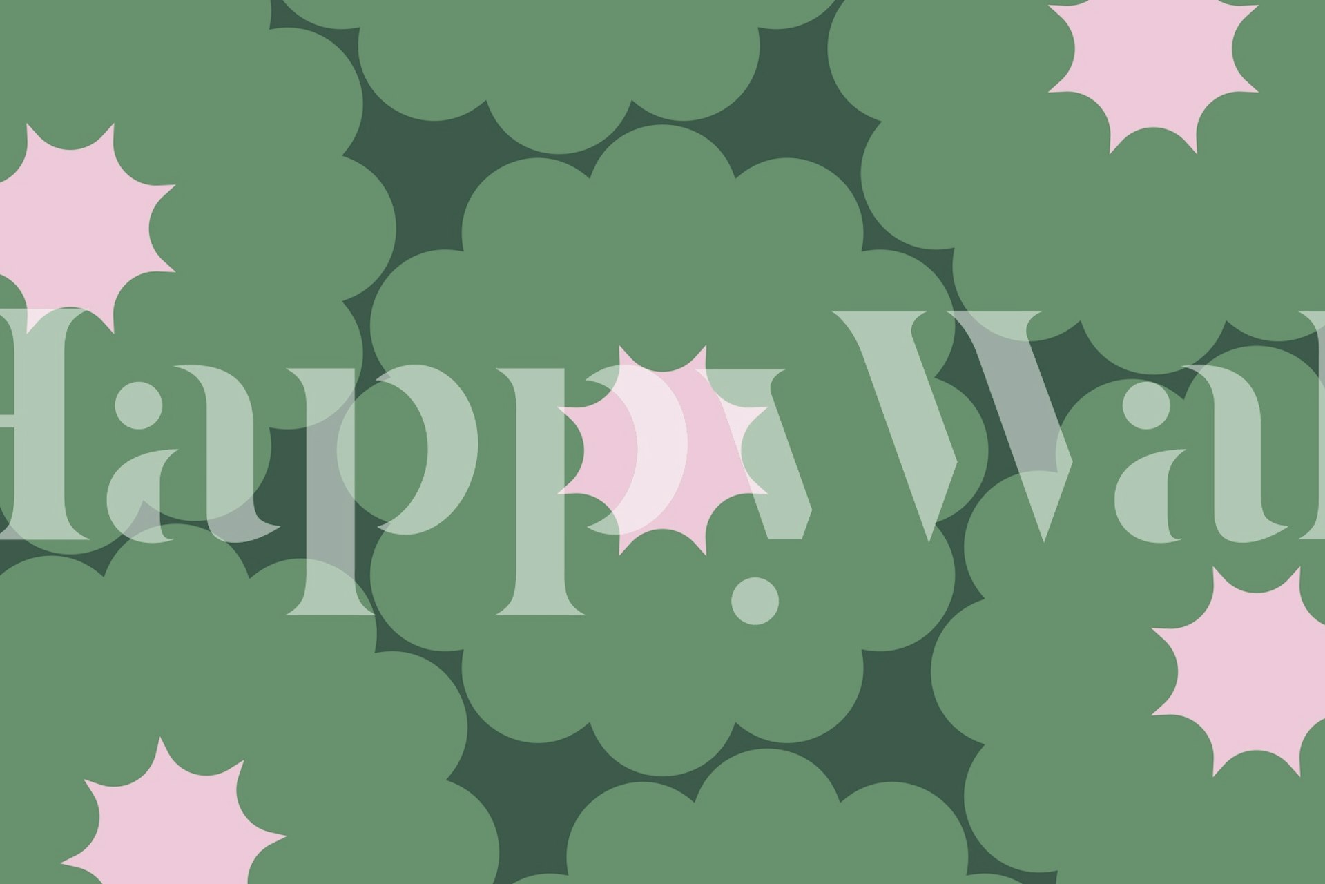 Tapeta Elegant Floral Burst v místnosti