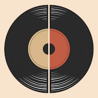 Vinyl Vibes Retro Decor papel pintado