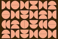 Mid-Century Geometrics tapete