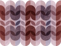 Earthy Tones Art Deco tapete