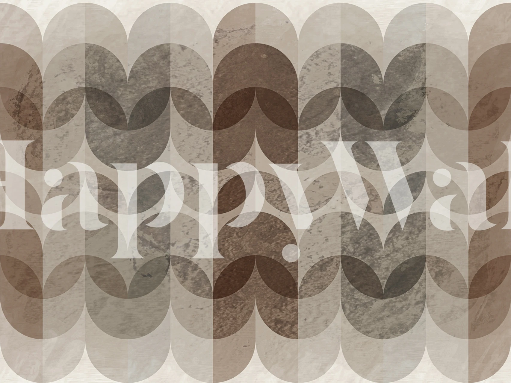 Earthy Curves Decor tapet i ett rum