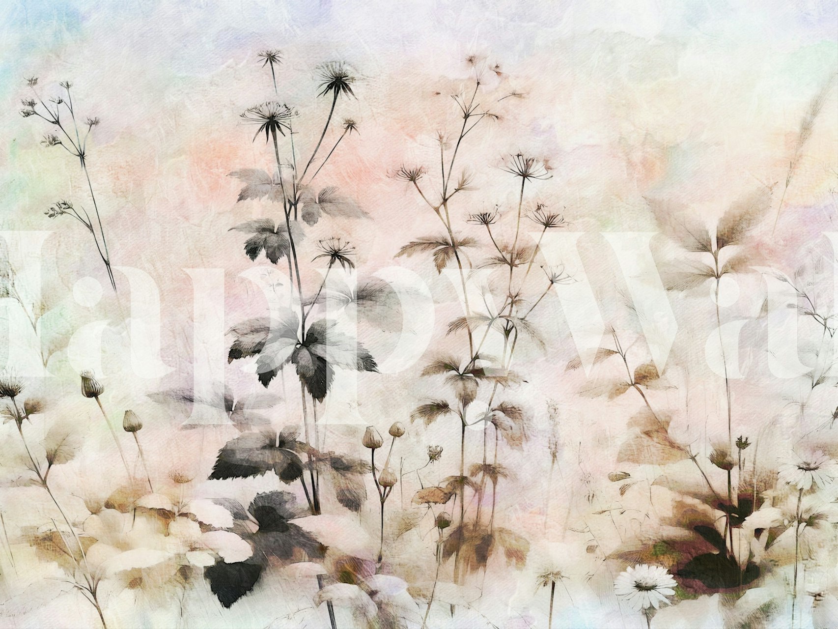 Dreamy Flora Artistry tapeta v pokoji