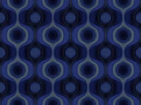 Midnight Blue Retro Groove tapety