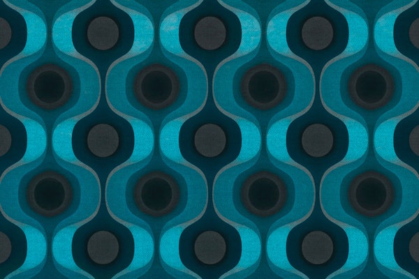 Moody Aqua Retro Groove