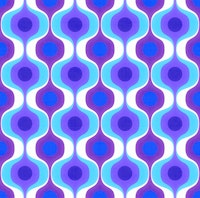 Azure Mid-Century 70s wallpaper