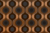 Earthy Retro Groove wallpaper