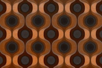 Earthy Retro Groove tapet