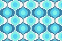 Fluffy Retro Groove behang