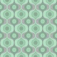 Retro Mint Green 70s Groovy Geo wallpaper