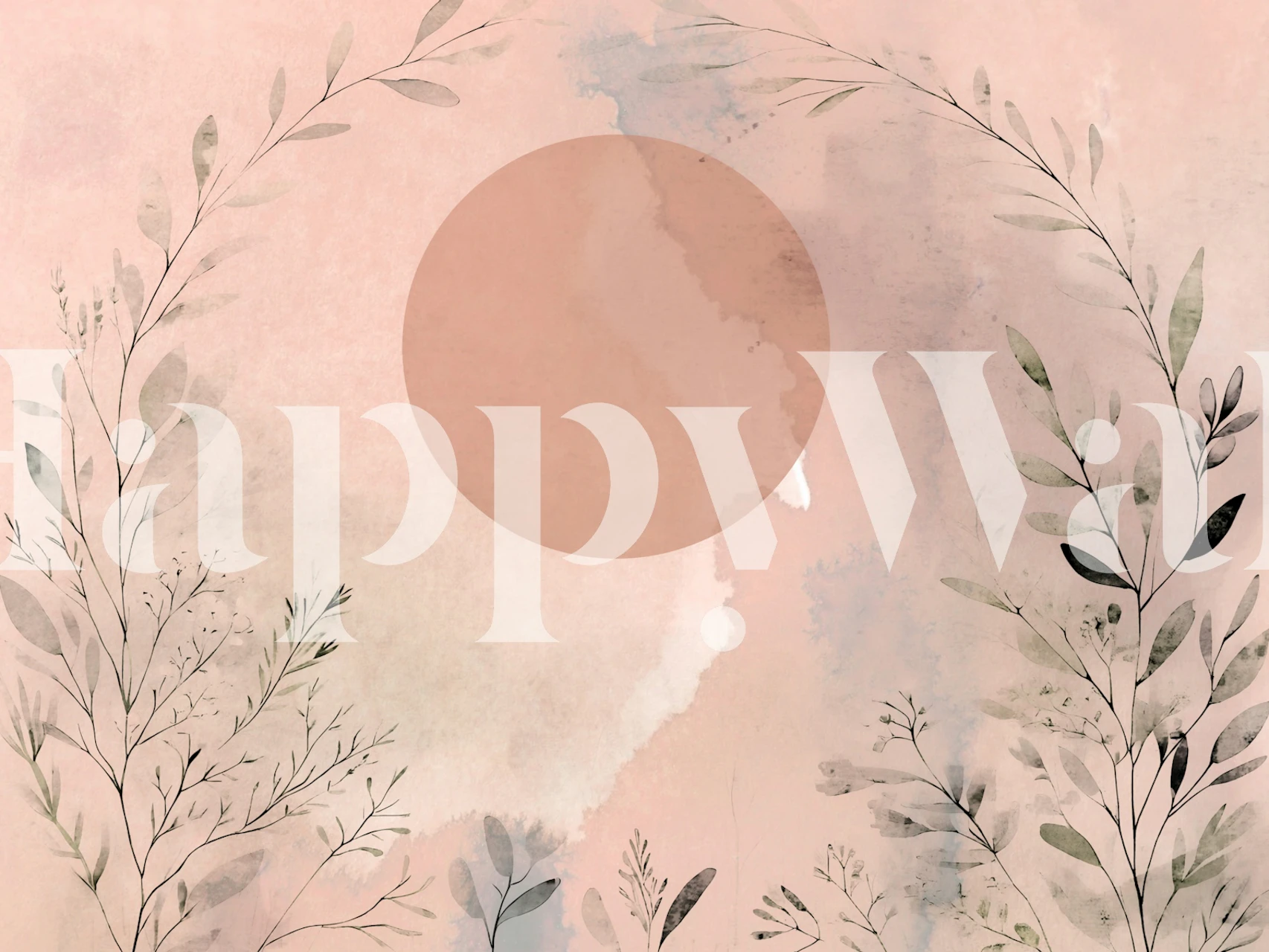 Pastel Botanical Bliss sisätiloissa