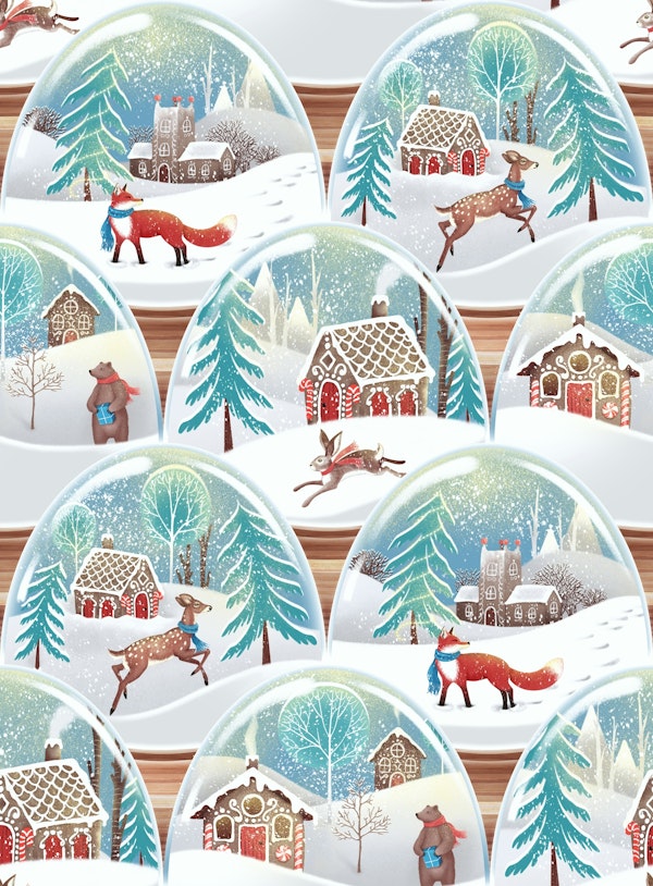 Whimsical Wintry Snow Globes
