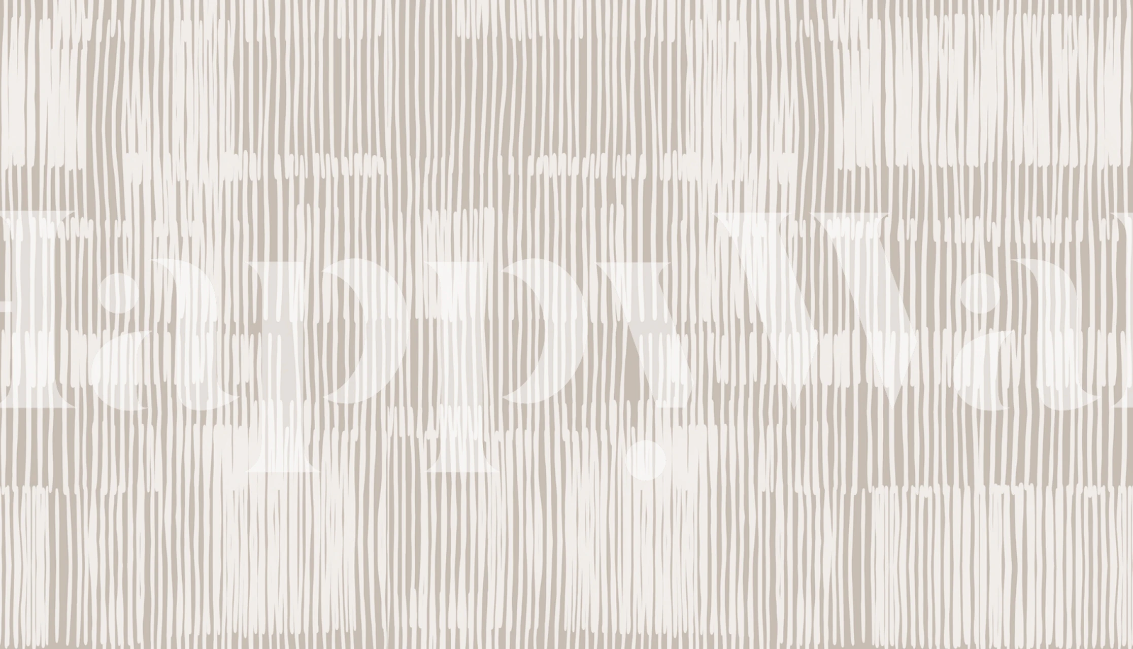 Abstract striped wallpaper displayed in a room