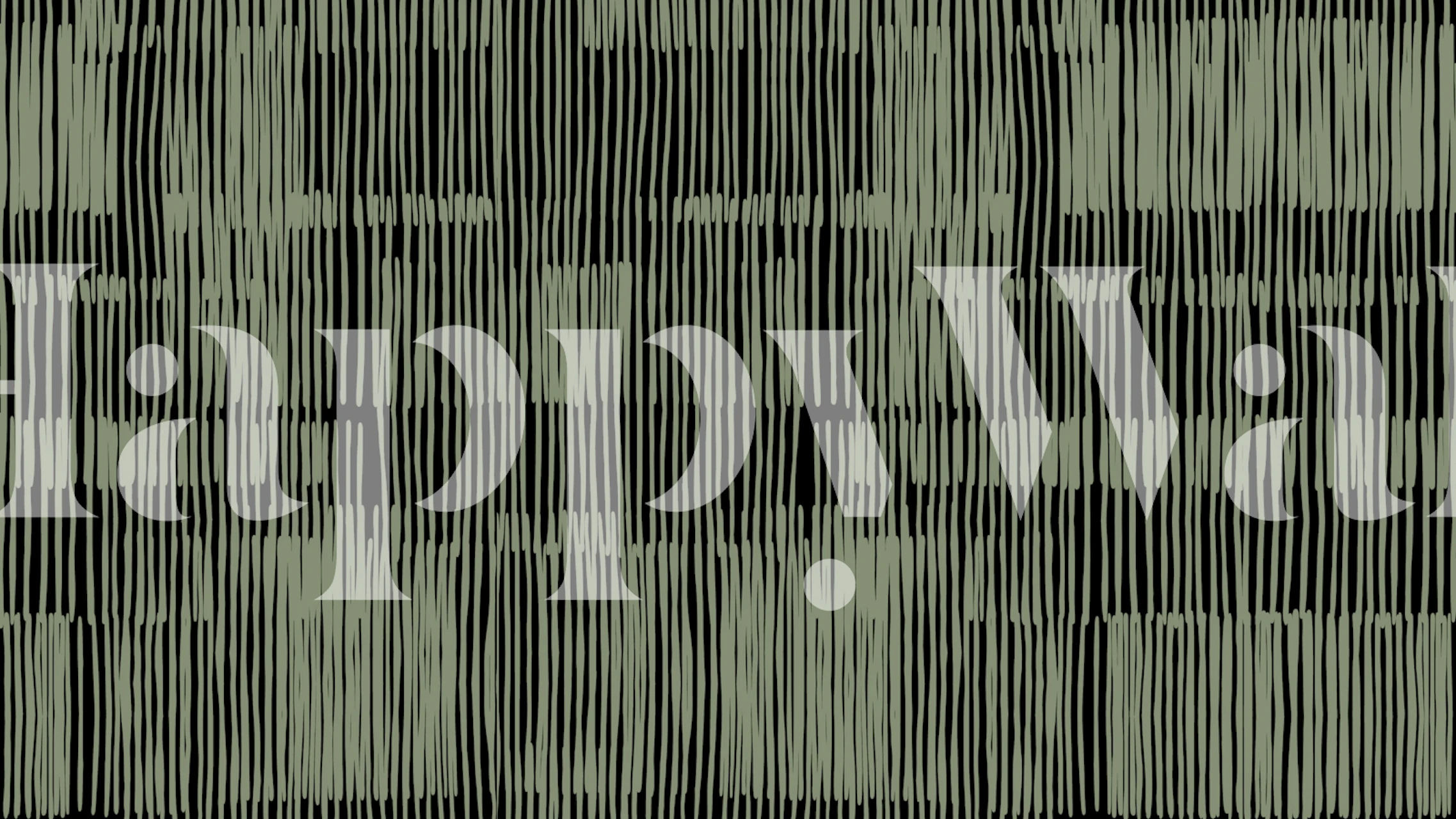 Urban Chic Strokes wallpaper in room