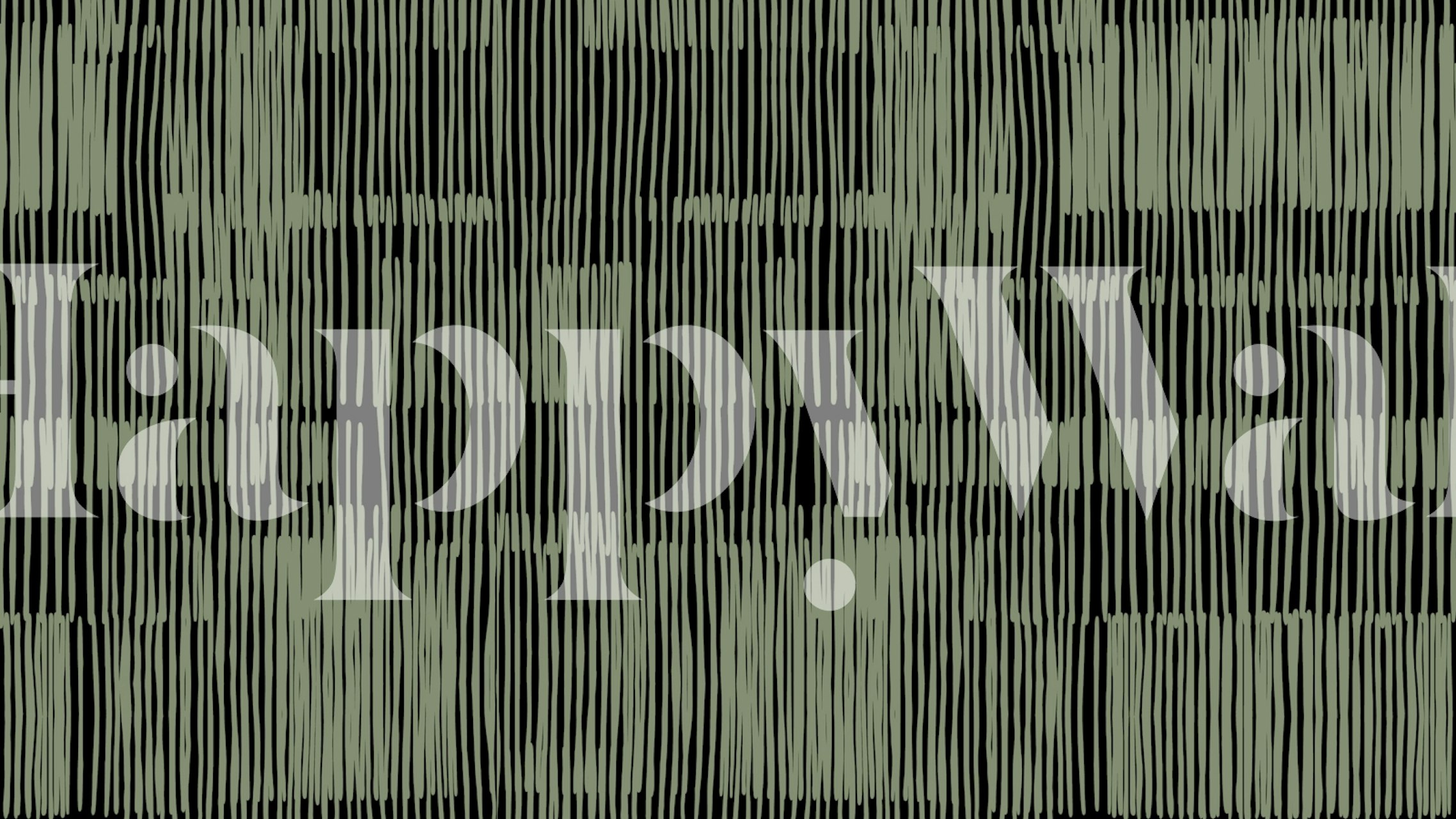 Urban Chic Strokes wallpaper in room