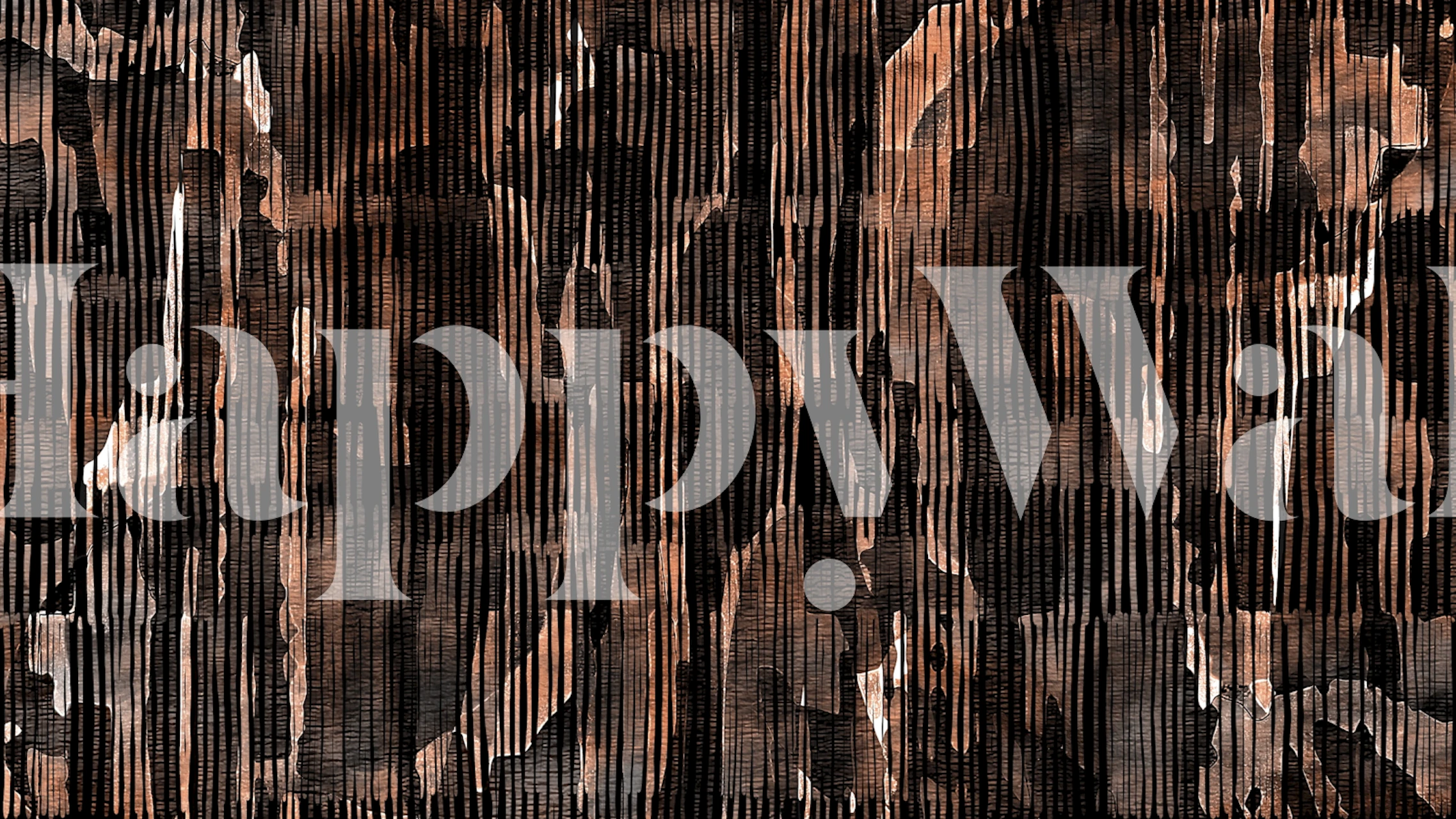 Rustic Timber Cascade tapet i et rom