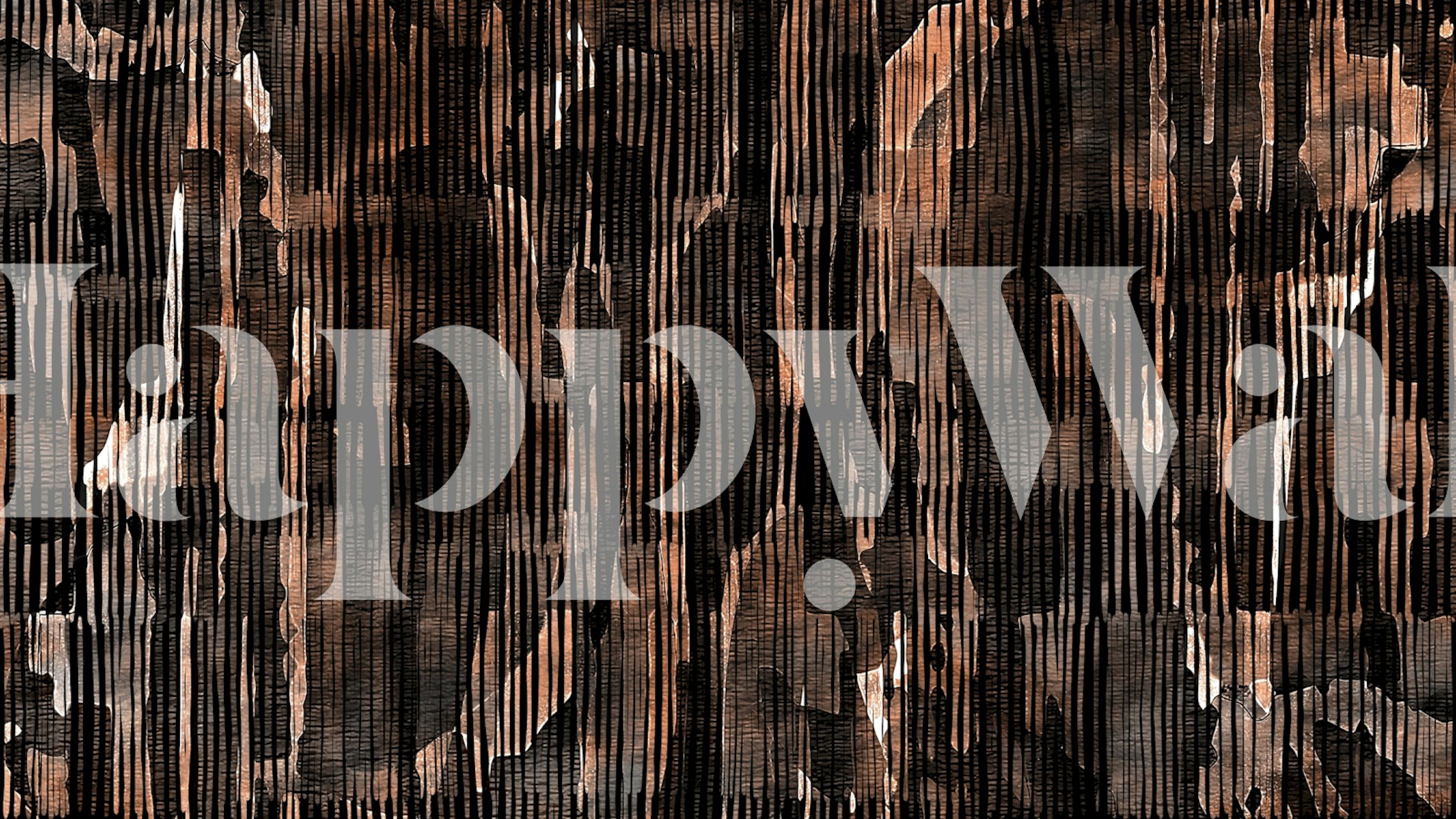 Rustic Timber Cascade tapet i et rom