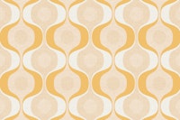 Beige 70s Retro Fashion tapete