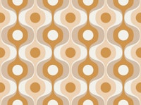 Beige 70s Retro Fashion papel de parede