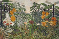 Exotic Flora Tapestry behang