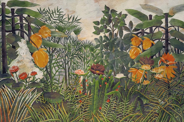 Exotic Flora Tapestry