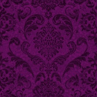 Baroque Purple Royale Vintage Damask papiers peint