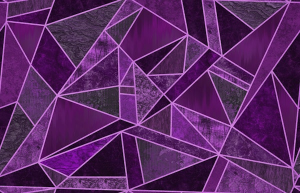 Luxury Geometry Texture Mosaic Purple Fuchsia