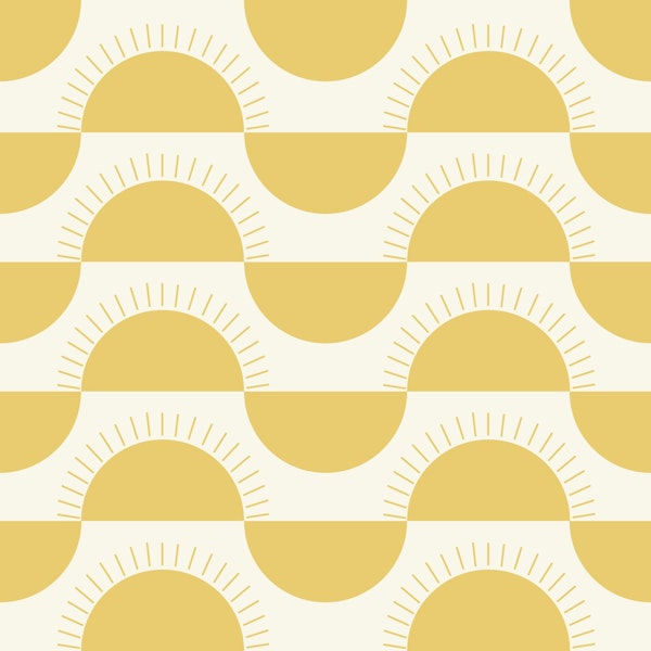 Sunrays Stripes Pattern