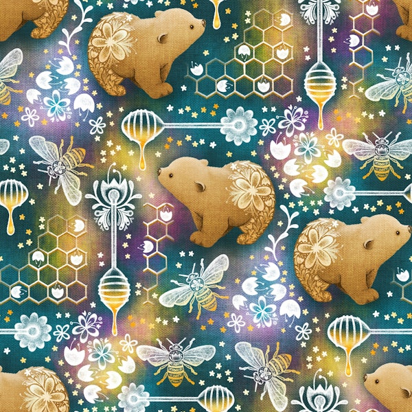 Bear-y Bee-utiful Honeycomb Garden