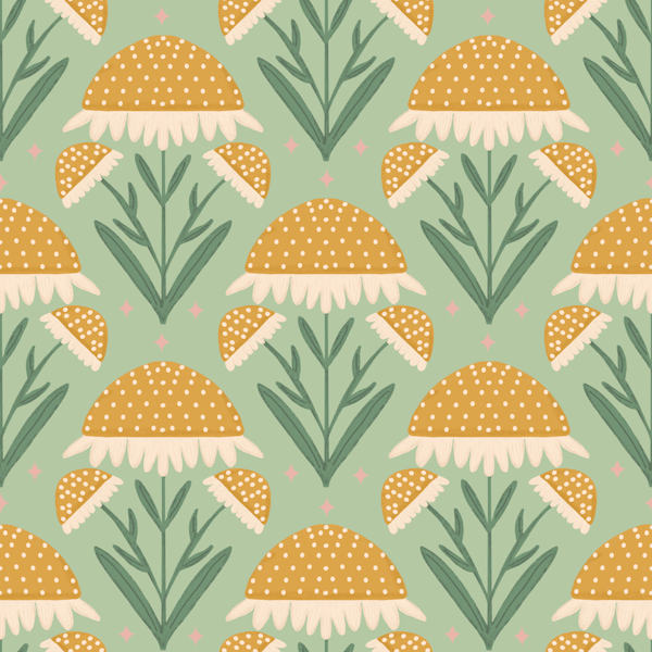 Botanical Enchanted Floral Sage