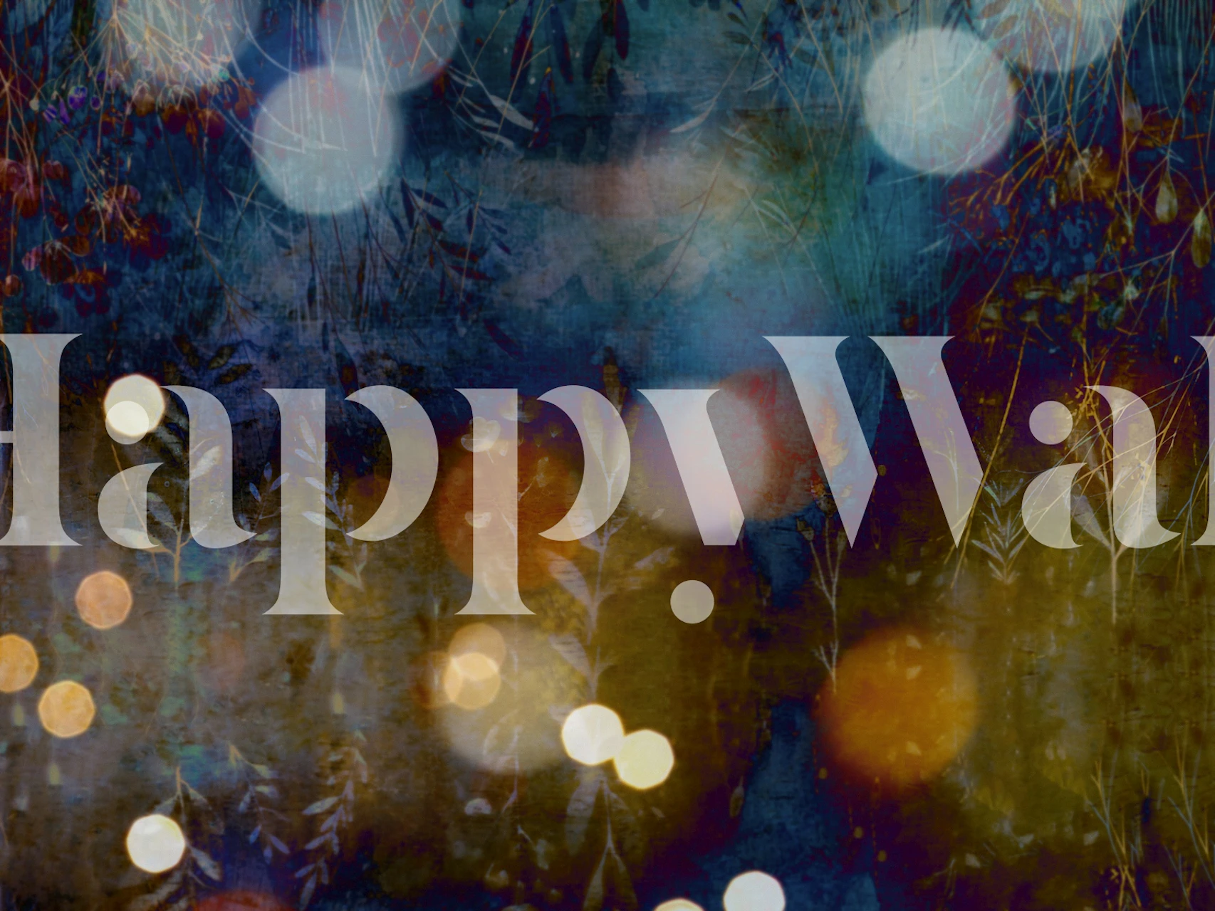 Twilight Garden Magic wallpaper in a room