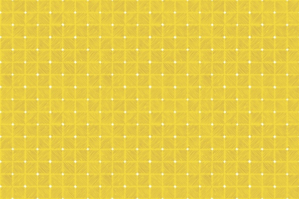Block Print Geometric Tile in golden kiwi