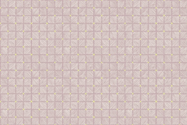 Block Print Geometric Tile in burnished lilac