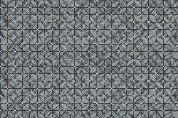 Blockprint Geometric Tile in woodland grey